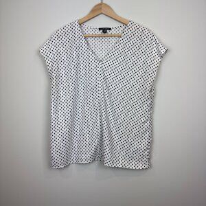 Women's Hilary Radley Short-Sleeve Blouse, Size M